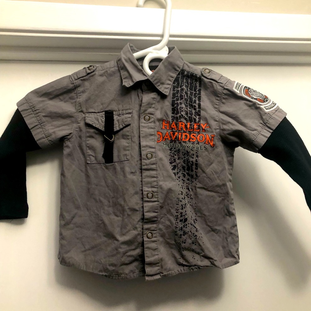 Boys Harley Davidson Shirt